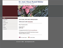 Tablet Screenshot of dr-moeller-ulm.de